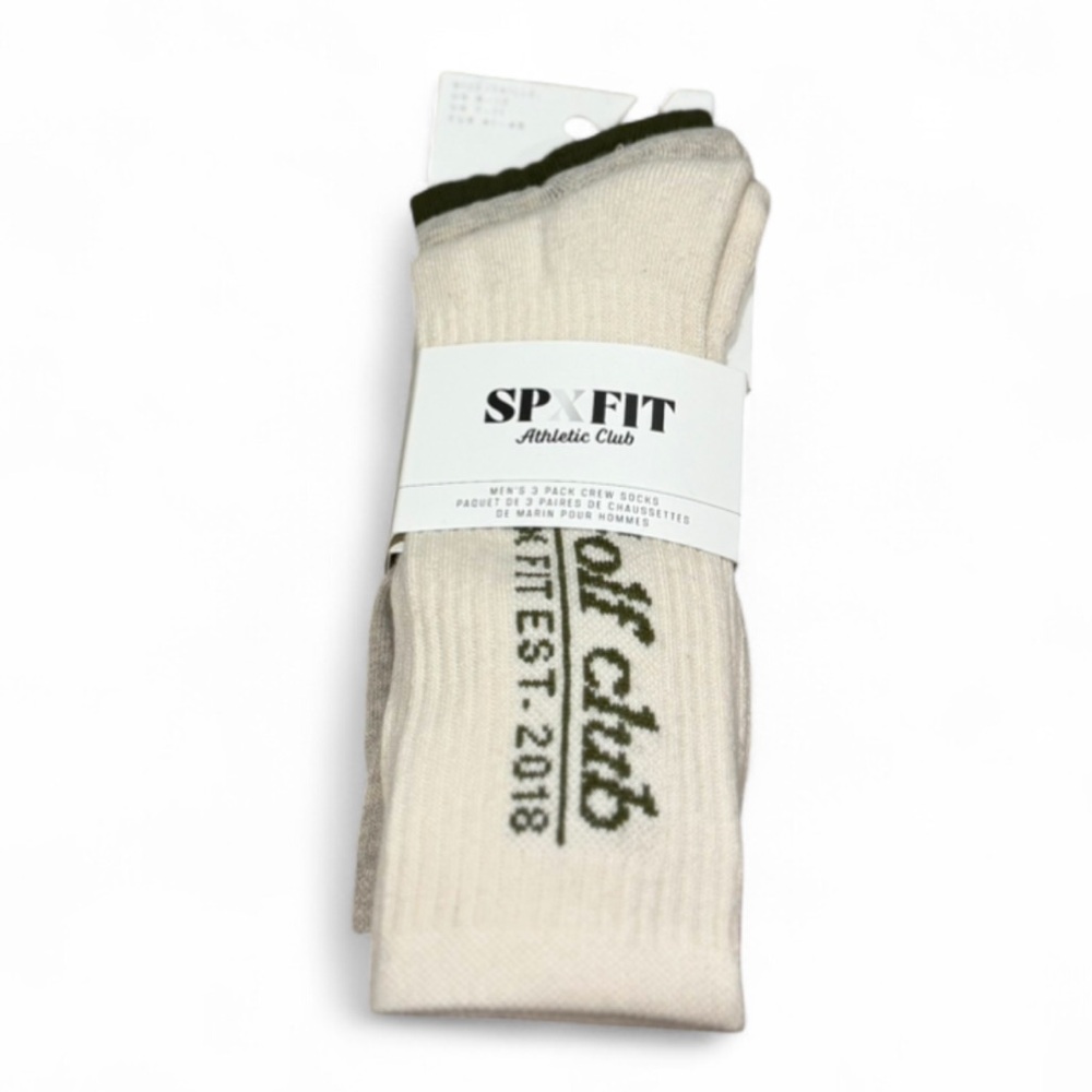 🧦2 for $20🧦 NWT Men's Crew Golf Socks 3-Pack Size US (8-12)